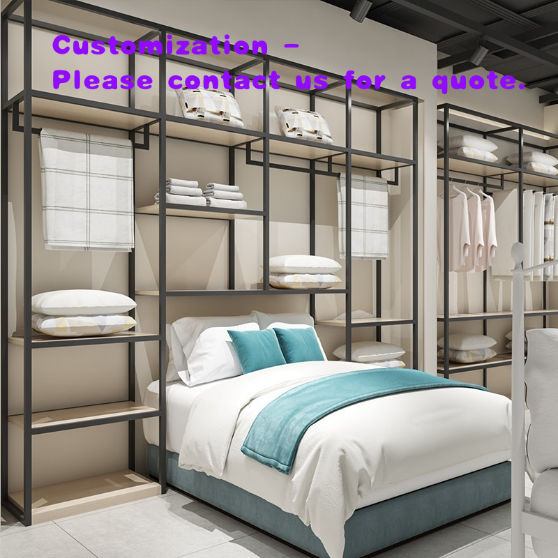 Home Textiles Exhibition - رفوف عرض ملابس منزلية بتصميم مخصص
