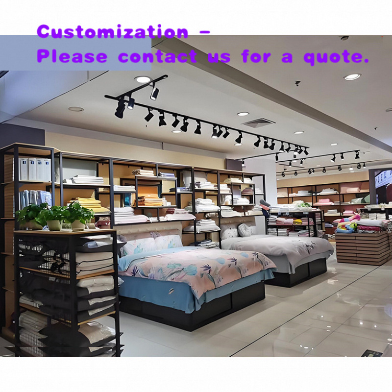 Home Textiles Exhibition - رفوف فولاذية قابلة للتخصيص لمتاجر المنسوجات