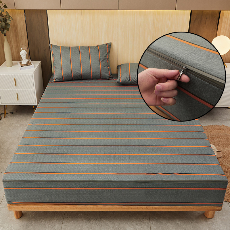 Mattress Pad Topper - مطبوعة غطاء مرتبة مقاوم للماء مع