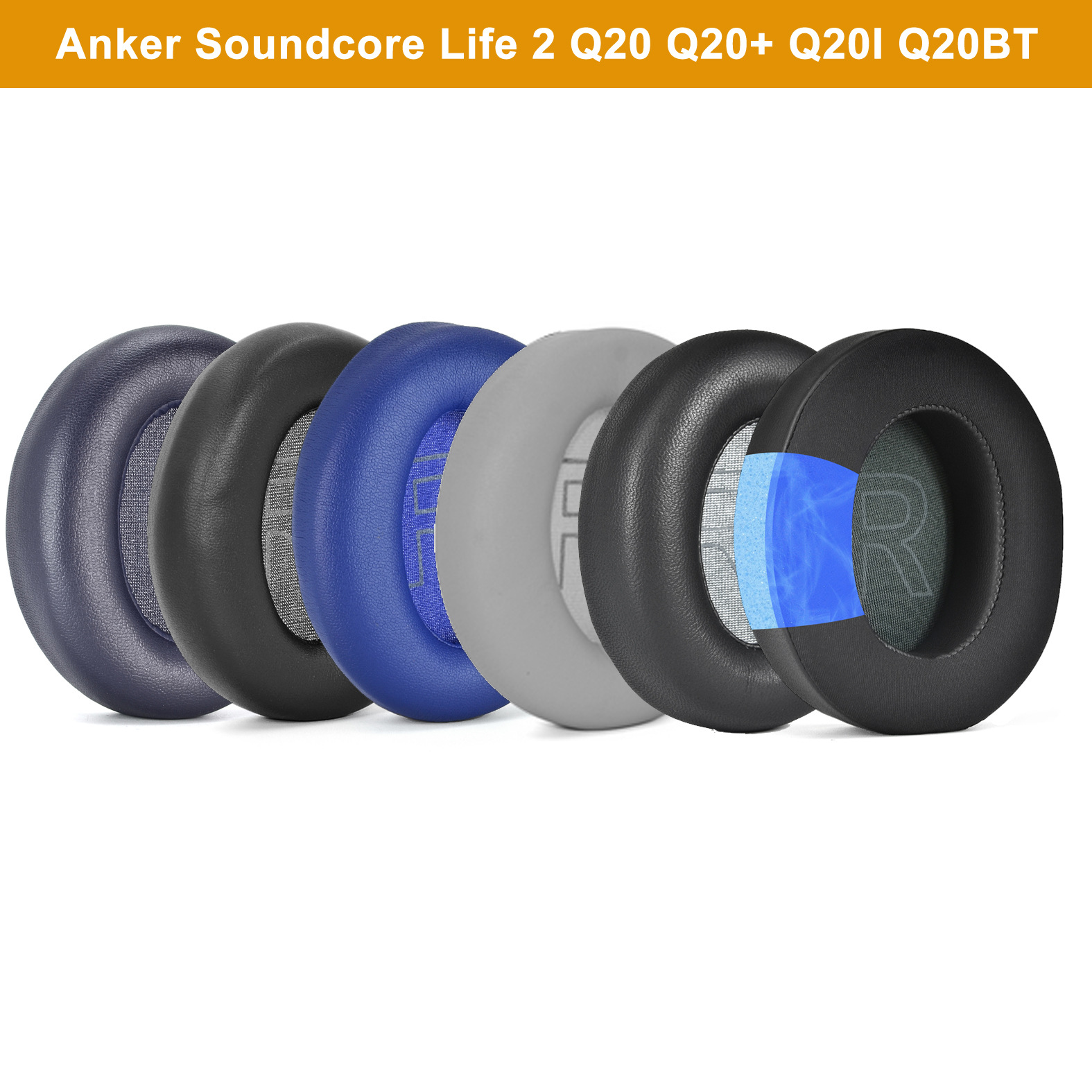 Cooling Pillow Gel - وسادة أذن بديلة Anker لحياة soundcore