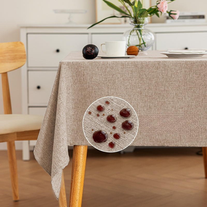 Linum Home Textiles - مستطيل مقاوم للماء النفط مقاومة مفرش