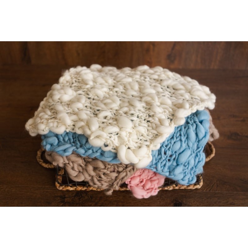 بطانية أطفال ميرينو متماسكة مك - مراجعة Throw Blanket Chunky Knit وسعره
