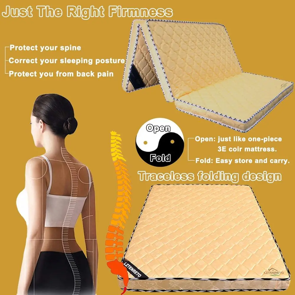 وسادة مرتبة من ألياف جوز الهند - مراجعة Mattress Pad Topper وسعره
