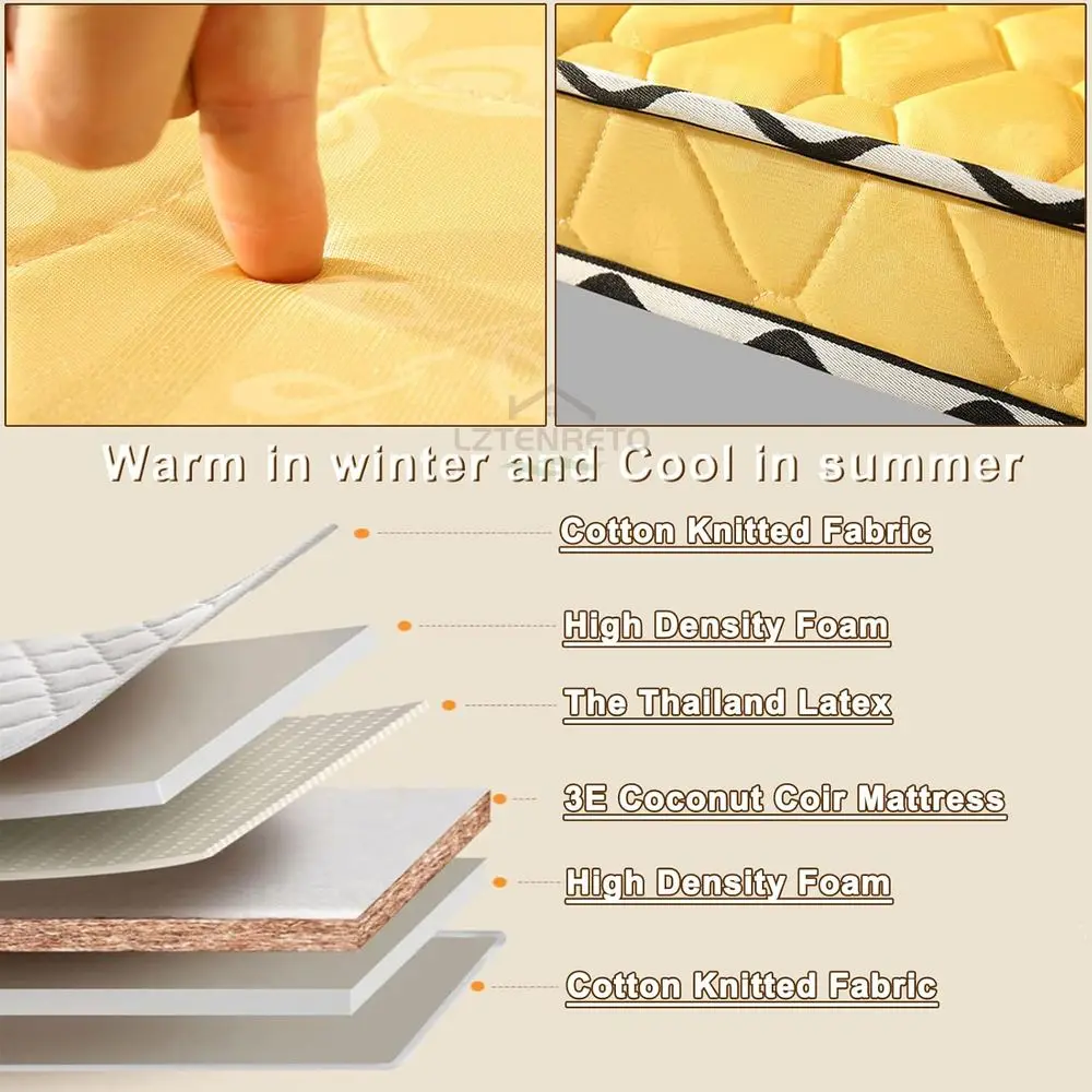 وسادة مرتبة من ألياف جوز الهند - مراجعة Mattress Pad Topper وسعره