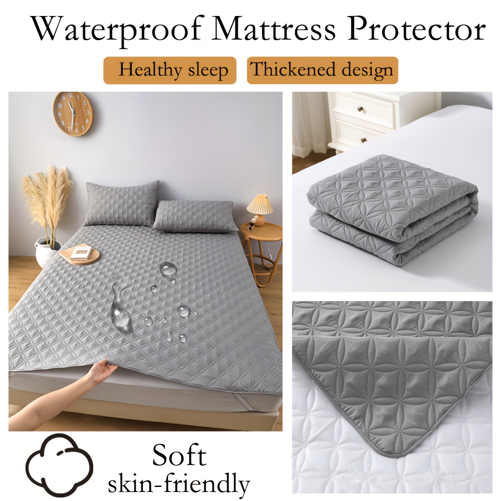 غطاء واقي مرتبة مقاوم للماء مع - مراجعة Mattress Pad Topper وسعره