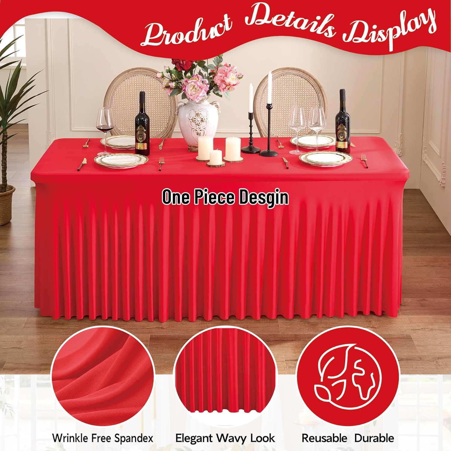 تنورة طاولة لغرفة الاجتماعات،  - مراجعة Home Textiles Exhibition وسعره