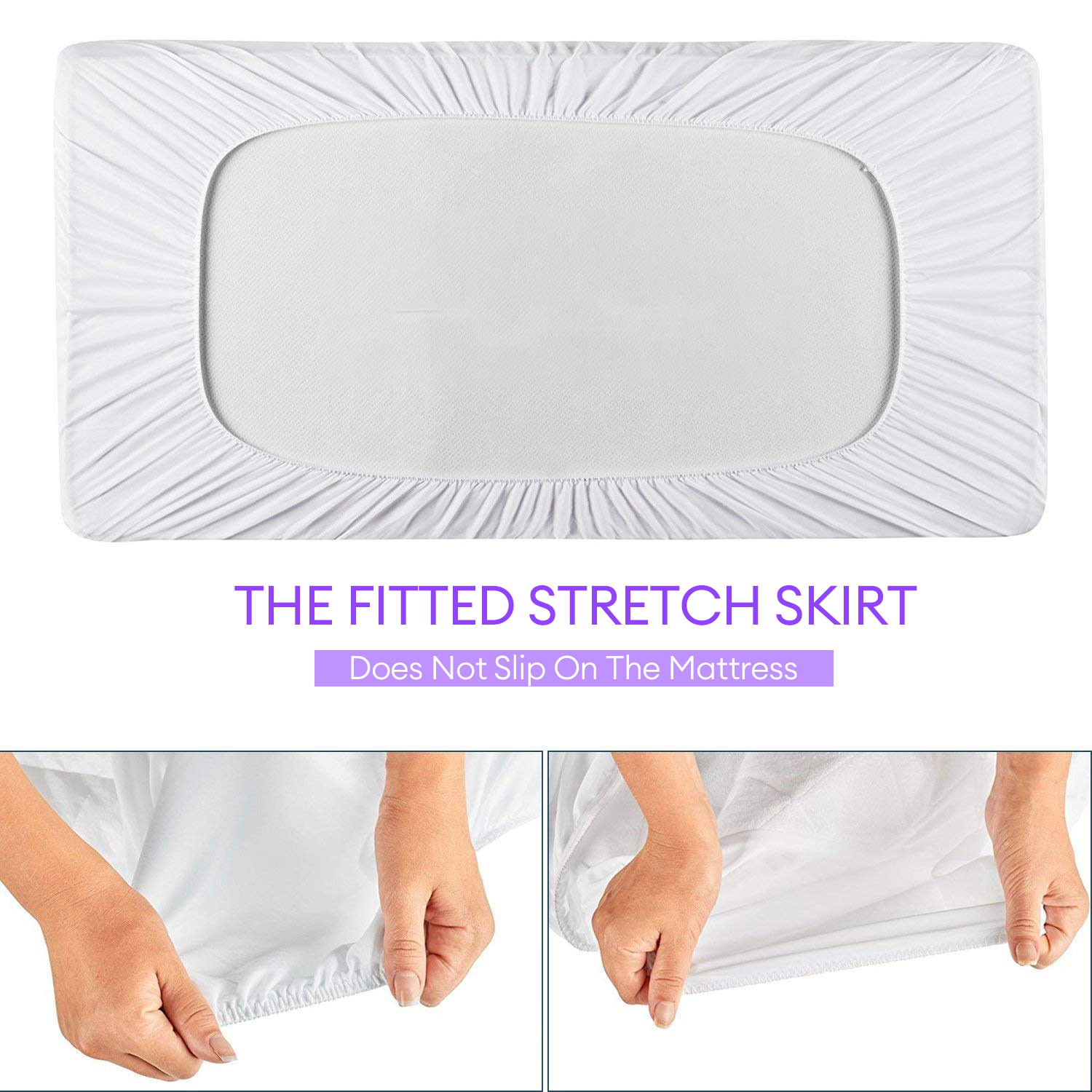 1 قطعة حامي فراش سرير السلس غط - مراجعة Mattress Pad Topper وسعره