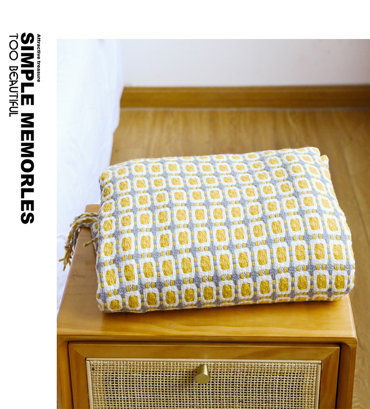 الخردل الأصفر الشمال محبوك رمي - مراجعة Throw Blanket Chunky Knit وسعره