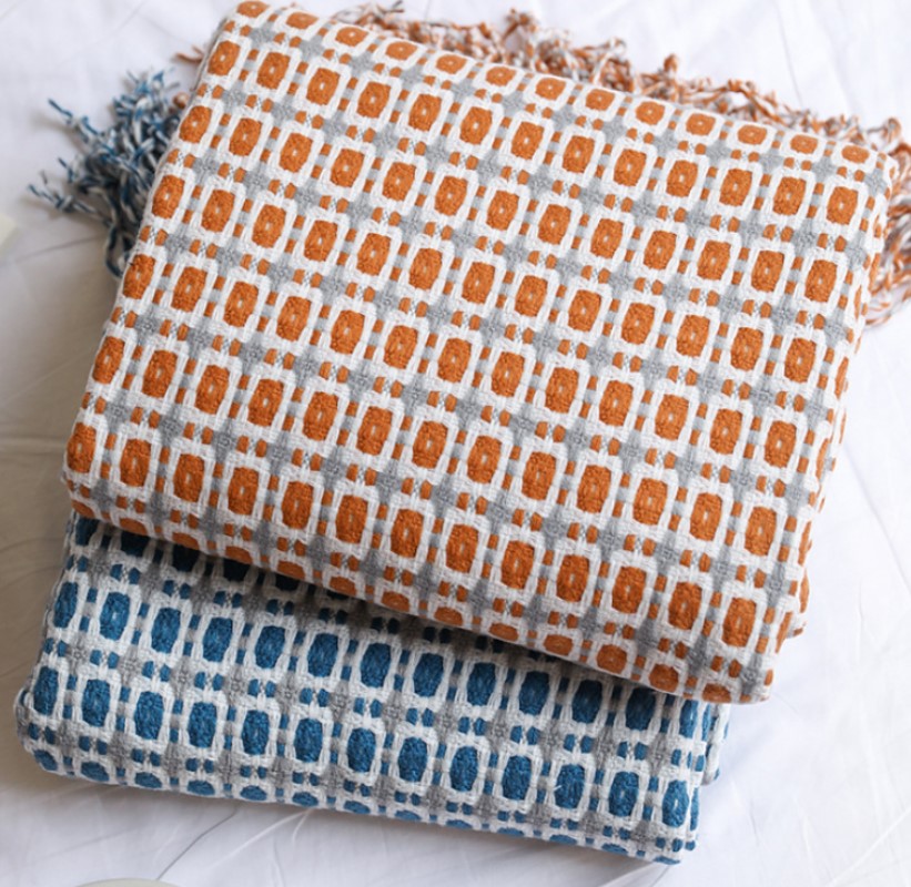 الخردل الأصفر الشمال محبوك رمي - مراجعة Throw Blanket Chunky Knit وسعره
