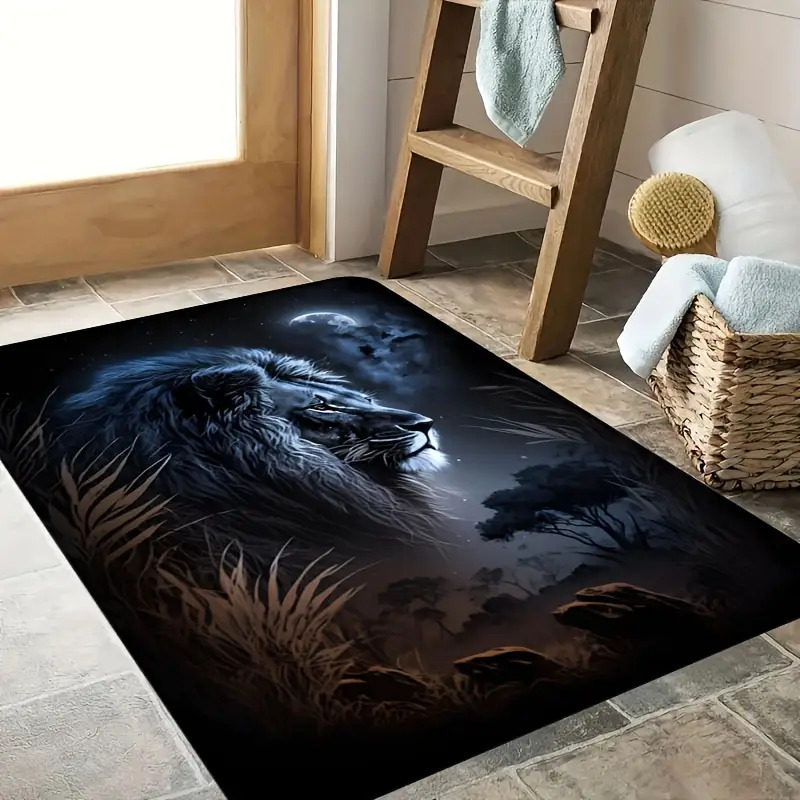 سجادة أرضية بتصميم نمر الليلة  - مراجعة Home Textiles Design وسعره