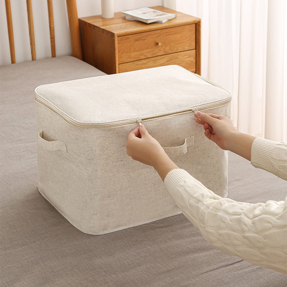 طوي حقيبة التخزين المنزلية الق - مراجعة Linum Home Textiles وسعره