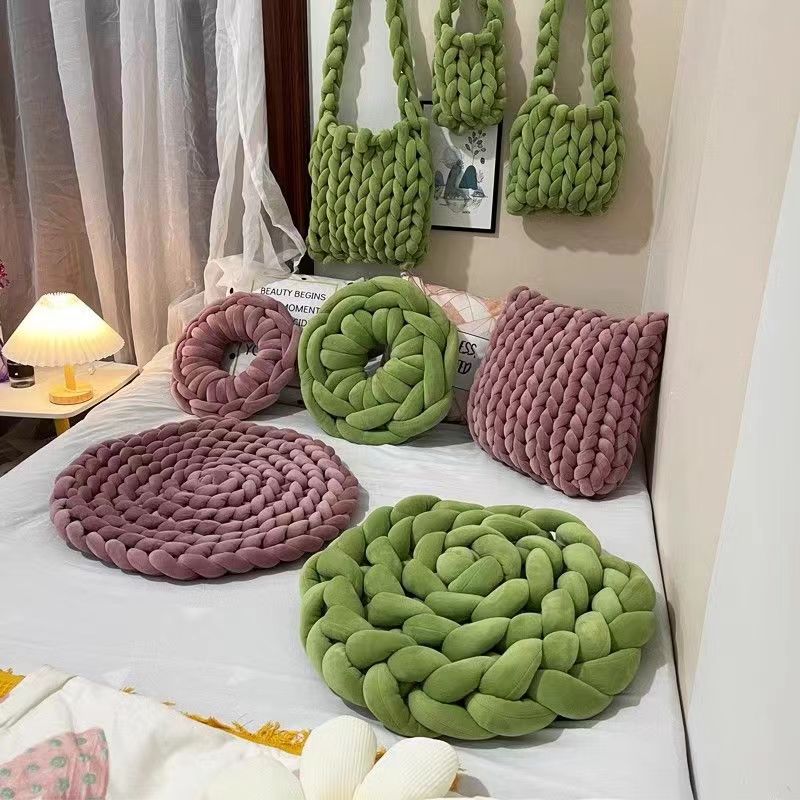 500 جرام سوبر المخملية مكتنزة  - مراجعة Throw Blanket Chunky Knit وسعره