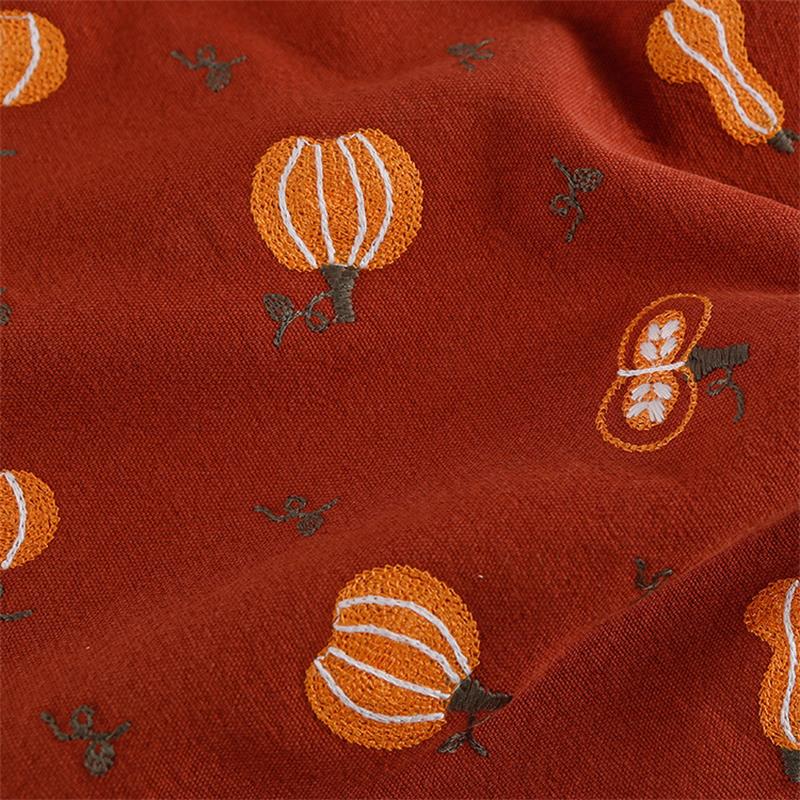 نسيج قطني مطرز اليقطين ، حقيبة - مراجعة Linum Home Textiles وسعره