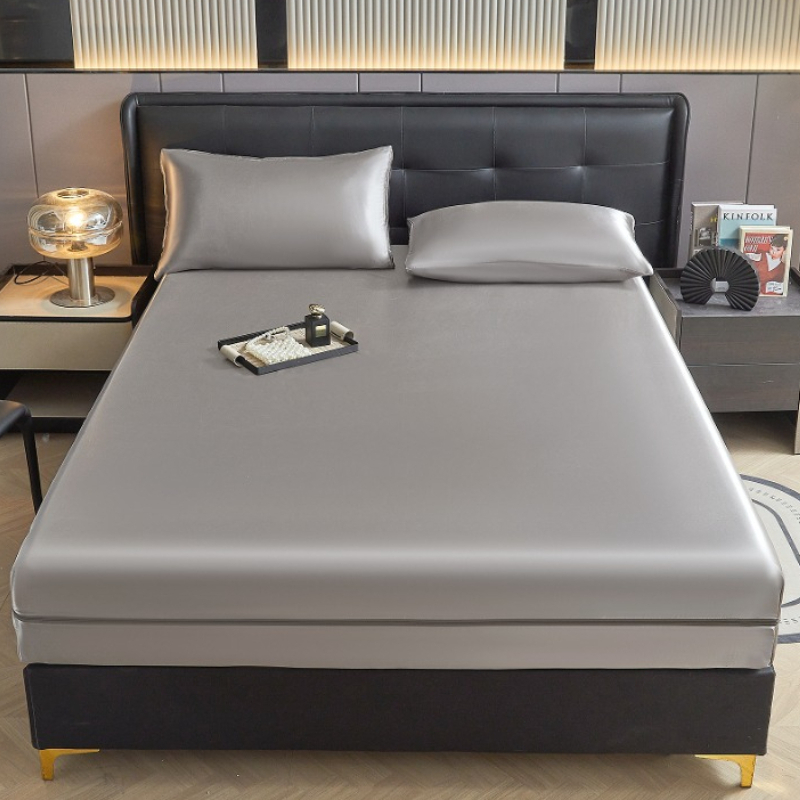 غطاء مرتبة ساتان فاخر بسحاب سد - مراجعة Mattress Pad Topper وسعره