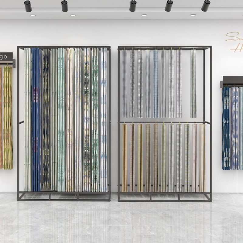 رف عرض كبير لمتجر الستائر، رف  - مراجعة Home Textiles Exhibition وسعره