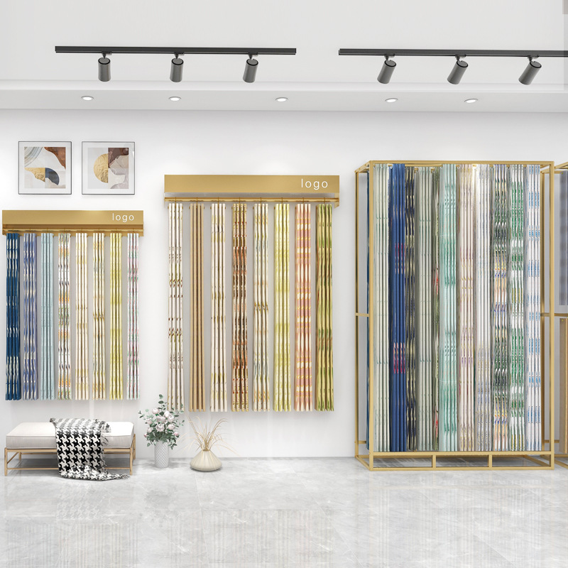 رف عرض كبير لمتجر الستائر، رف  - مراجعة Home Textiles Exhibition وسعره