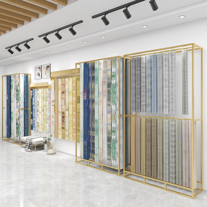 رف عرض كبير لمتجر الستائر، رف  - مراجعة Home Textiles Exhibition وسعره
