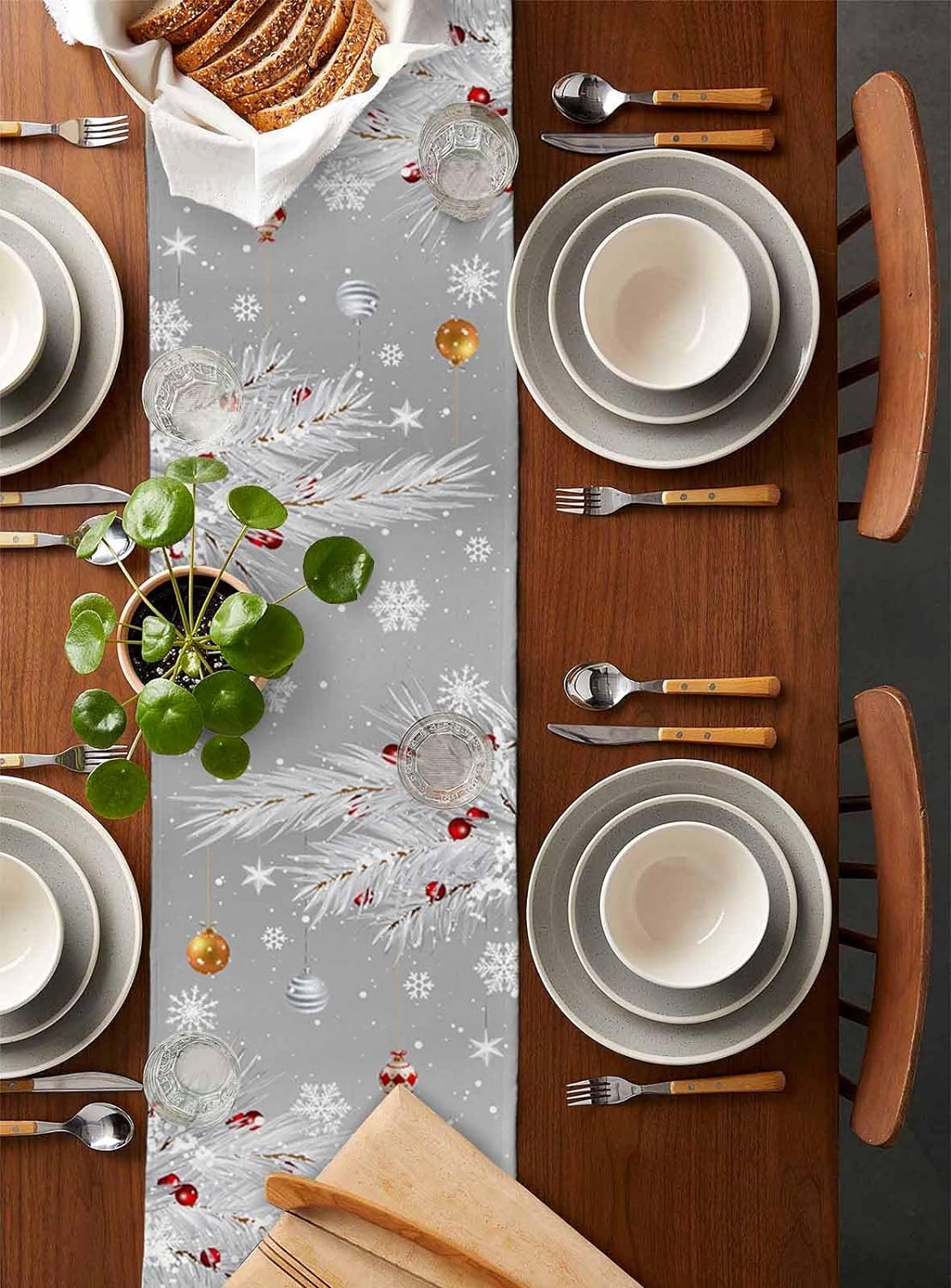 فستان عداء للطاولة باللون الرم - مراجعة Linum Home Textiles وسعره